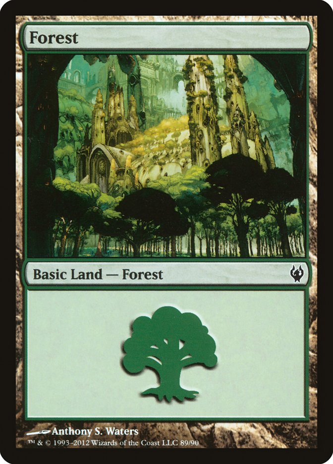 Forest (89) [Duel Decks: Izzet vs. Golgari] | Rock City Comics