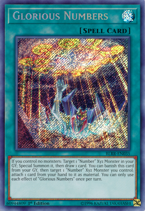 Glorious Numbers [BLRR-EN035] Secret Rare | Rock City Comics