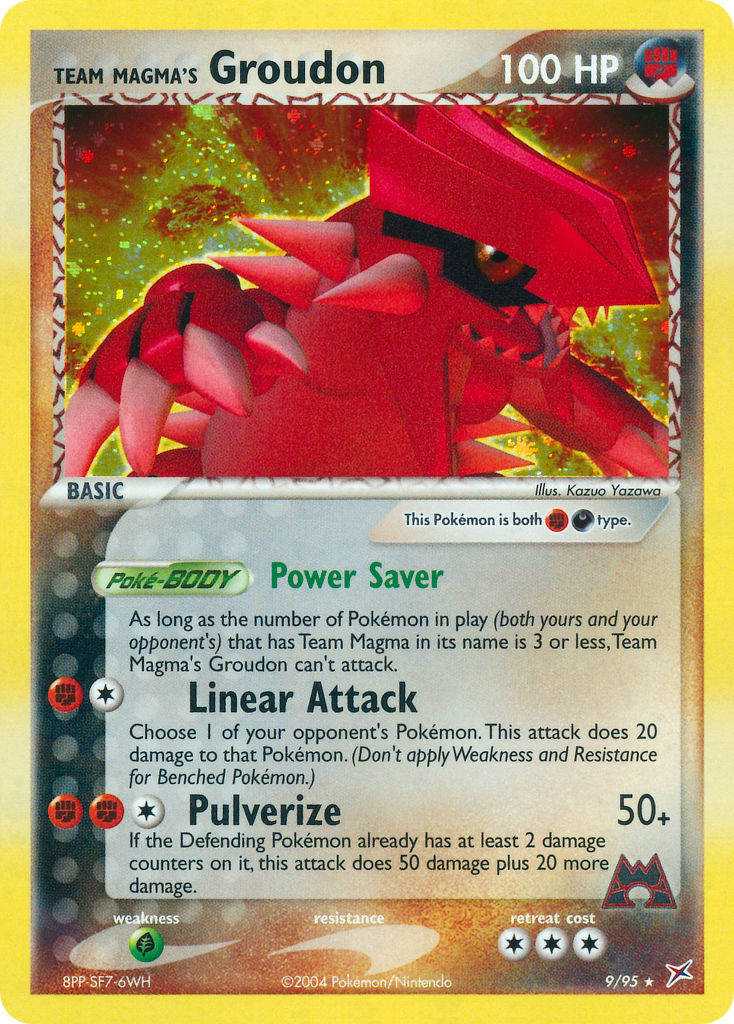 Team Magma's Groudon (9/95) (Theme Deck Exclusive) [EX: Team Magma vs Team Aqua] | Rock City Comics