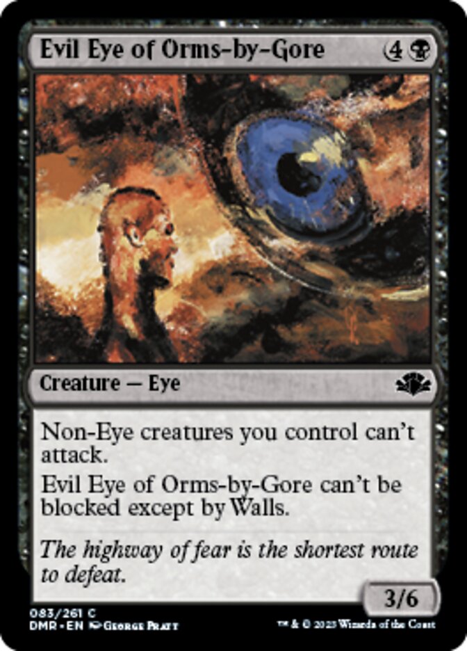 Evil Eye of Orms-by-Gore [Dominaria Remastered] | Rock City Comics