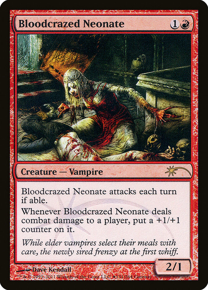 Bloodcrazed Neonate [Wizards Play Network 2011] | Rock City Comics