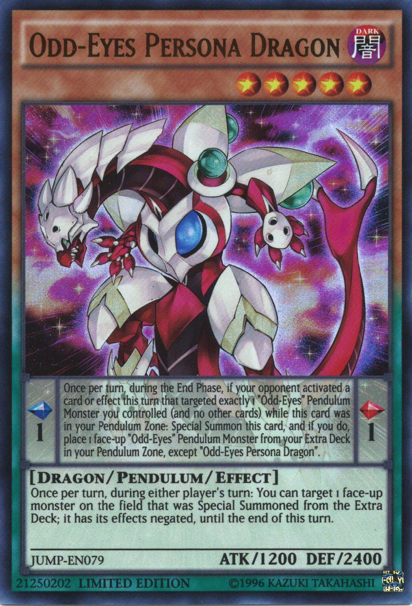 Odd-Eyes Persona Dragon [JUMP-EN079] Ultra Rare | Rock City Comics