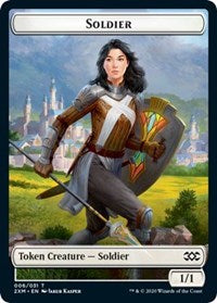 Soldier // Squirrel Double-sided Token [Double Masters Tokens] | Rock City Comics