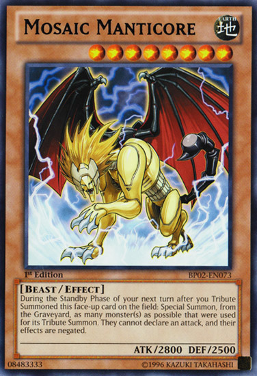 Mosaic Manticore [BP02-EN073] Mosaic Rare | Rock City Comics