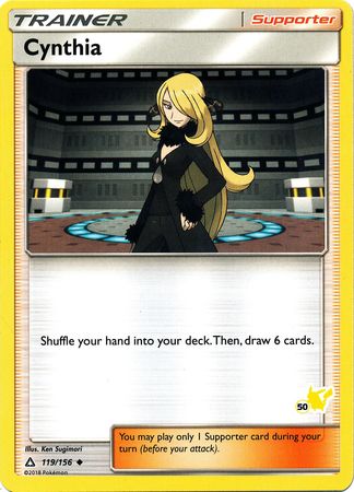 Cynthia (119/156) (Pikachu Stamp #50) [Battle Academy 2020] | Rock City Comics