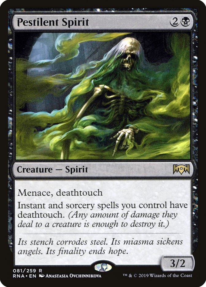 Pestilent Spirit [Ravnica Allegiance] | Rock City Comics