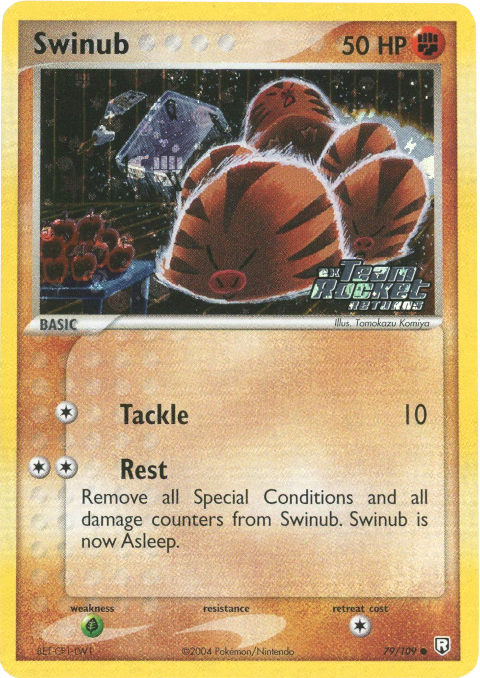 Swinub (79/109) (Stamped) [EX: Team Rocket Returns] | Rock City Comics