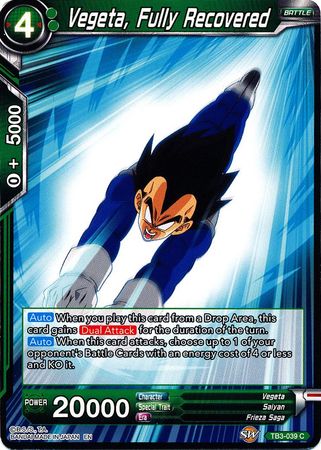 Vegeta, Fully Recovered [TB3-039] | Rock City Comics