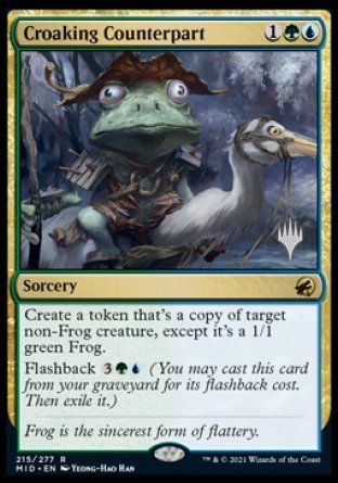 Croaking Counterpart (Promo Pack) [Innistrad: Midnight Hunt Promos] | Rock City Comics