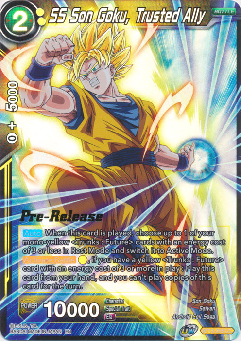 SS Son Goku, Trusted Ally (BT13-095) [Supreme Rivalry Prerelease Promos] | Rock City Comics