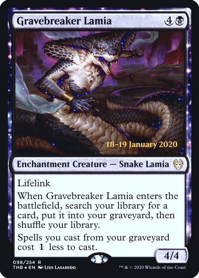 Gravebreaker Lamia [Theros Beyond Death Prerelease Promos] | Rock City Comics