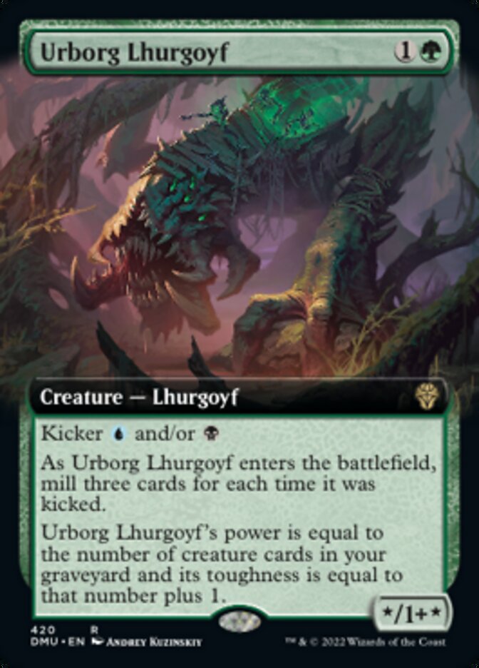 Urborg Lhurgoyf (Extended Art) [Dominaria United] | Rock City Comics