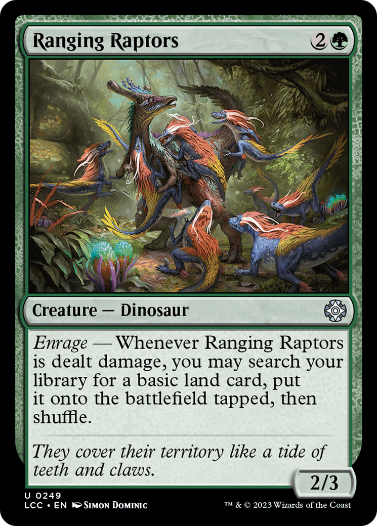 Ranging Raptors [The Lost Caverns of Ixalan Commander] | Rock City Comics