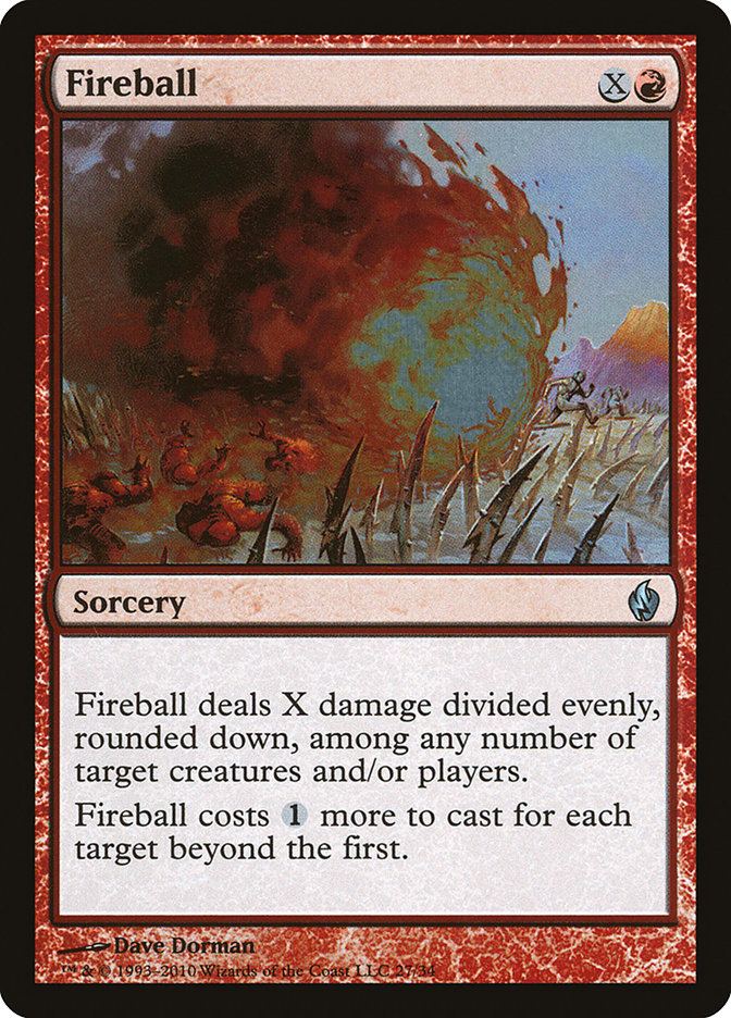 Fireball [Premium Deck Series: Fire and Lightning] | Rock City Comics