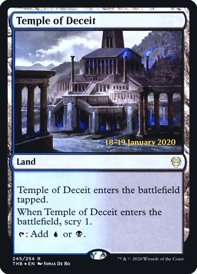 Temple of Deceit [Theros Beyond Death Prerelease Promos] | Rock City Comics