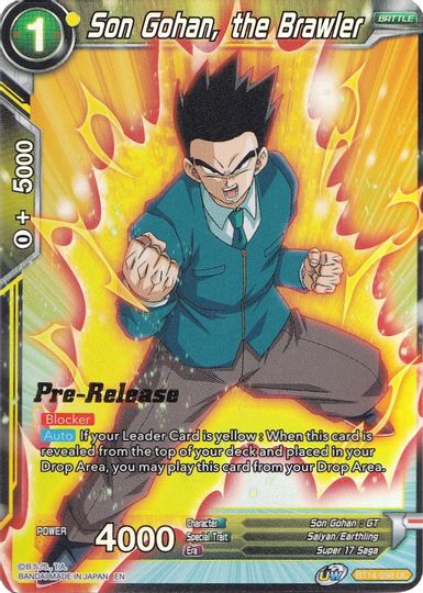 Son Gohan, the Brawler (BT14-098) [Cross Spirits Prerelease Promos] | Rock City Comics