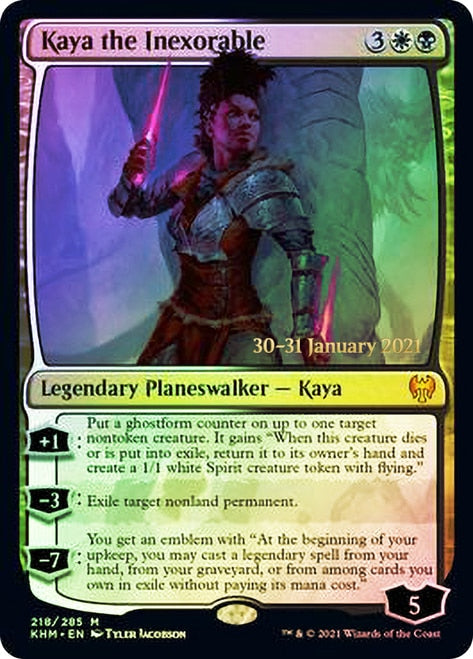 Kaya the Inexorable [Kaldheim Prerelease Promos] | Rock City Comics