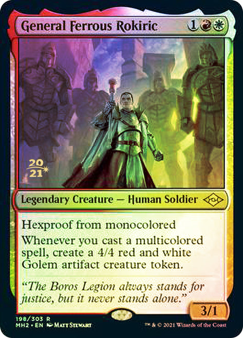 General Ferrous Rokiric [Modern Horizons 2 Prerelease Promos] | Rock City Comics