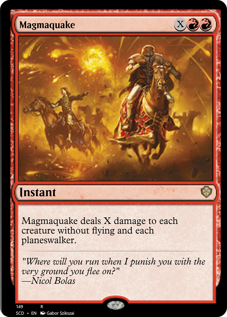 Magmaquake [Starter Commander Decks] | Rock City Comics