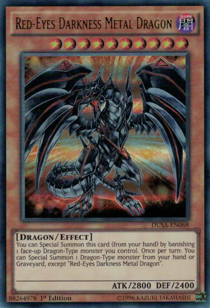 Red-Eyes Darkness Metal Dragon [DUSA-EN068] Ultra Rare | Rock City Comics