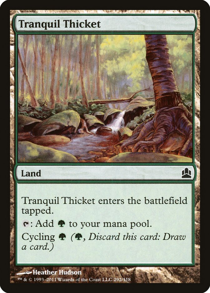 Tranquil Thicket [Commander 2011] | Rock City Comics