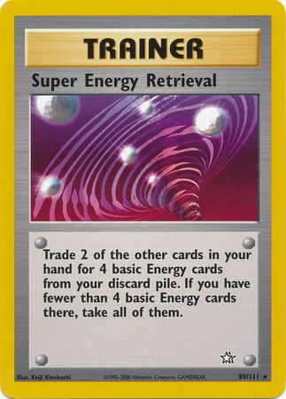 Super Energy Retrieval (89/111) [Neo Genesis Unlimited] | Rock City Comics