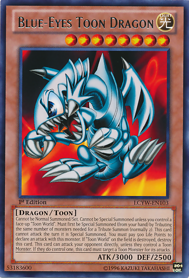 Blue-Eyes Toon Dragon [LCYW-EN103] Rare | Rock City Comics