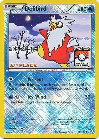 Delibird (38/149) (League Promo 4th Place) [Black & White: Boundaries Crossed] | Rock City Comics