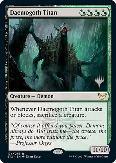 Daemogoth Titan (Promo Pack) [Strixhaven: School of Mages Promos] | Rock City Comics