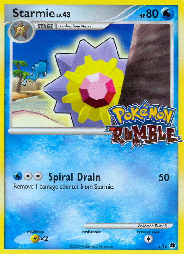 Starmie (5/16) [Pokémon Rumble] | Rock City Comics