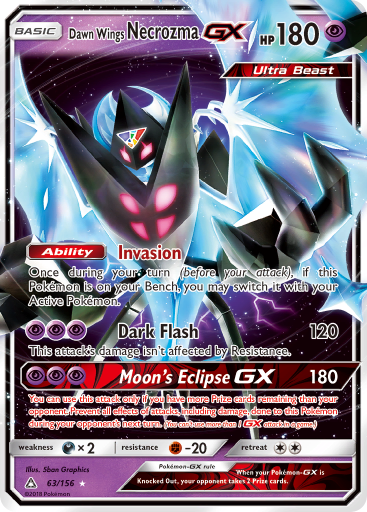 Dawn Wings Necrozma GX (63/156) [Sun & Moon: Ultra Prism] | Rock City Comics