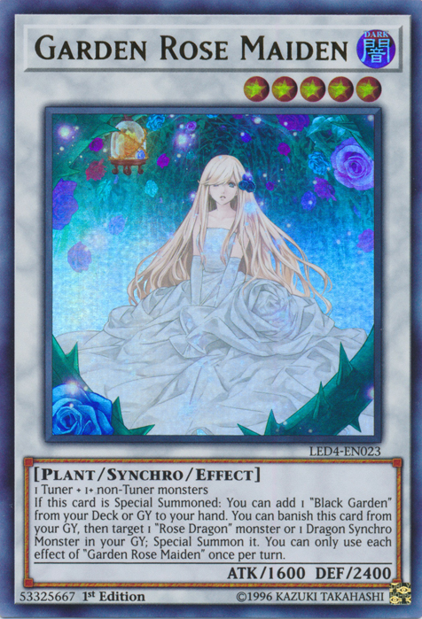 Garden Rose Maiden [LED4-EN023] Ultra Rare | Rock City Comics