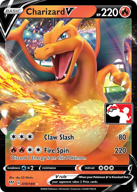 Charizard V (019/189) [Prize Pack Series One] | Rock City Comics