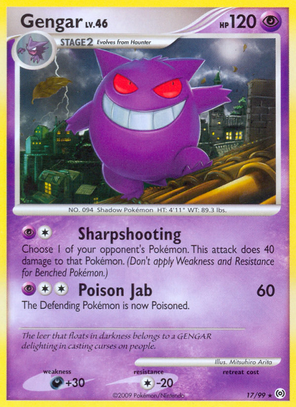 Gengar (17/99) [Platinum: Arceus] | Rock City Comics