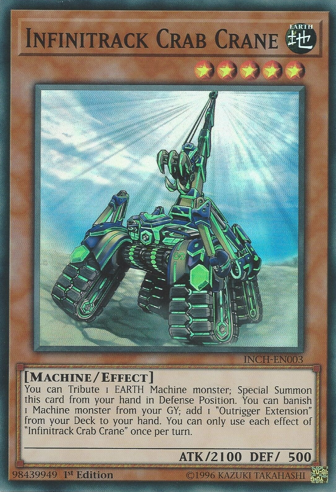 Infinitrack Crab Crane [INCH-EN003] Super Rare | Rock City Comics