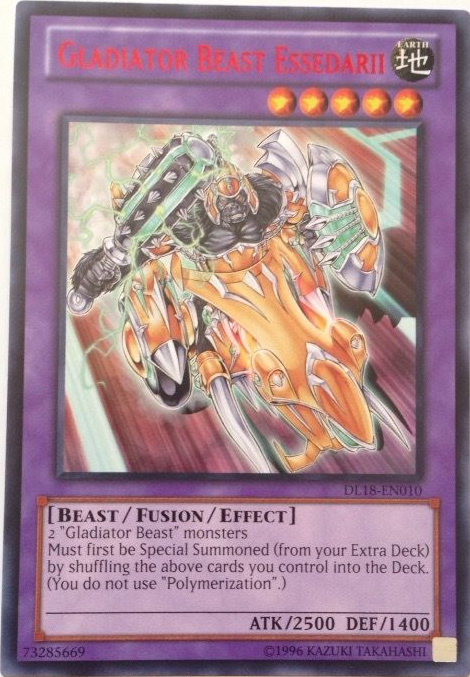 Gladiator Beast Essedarii (Red) [DL18-EN010] Rare | Rock City Comics