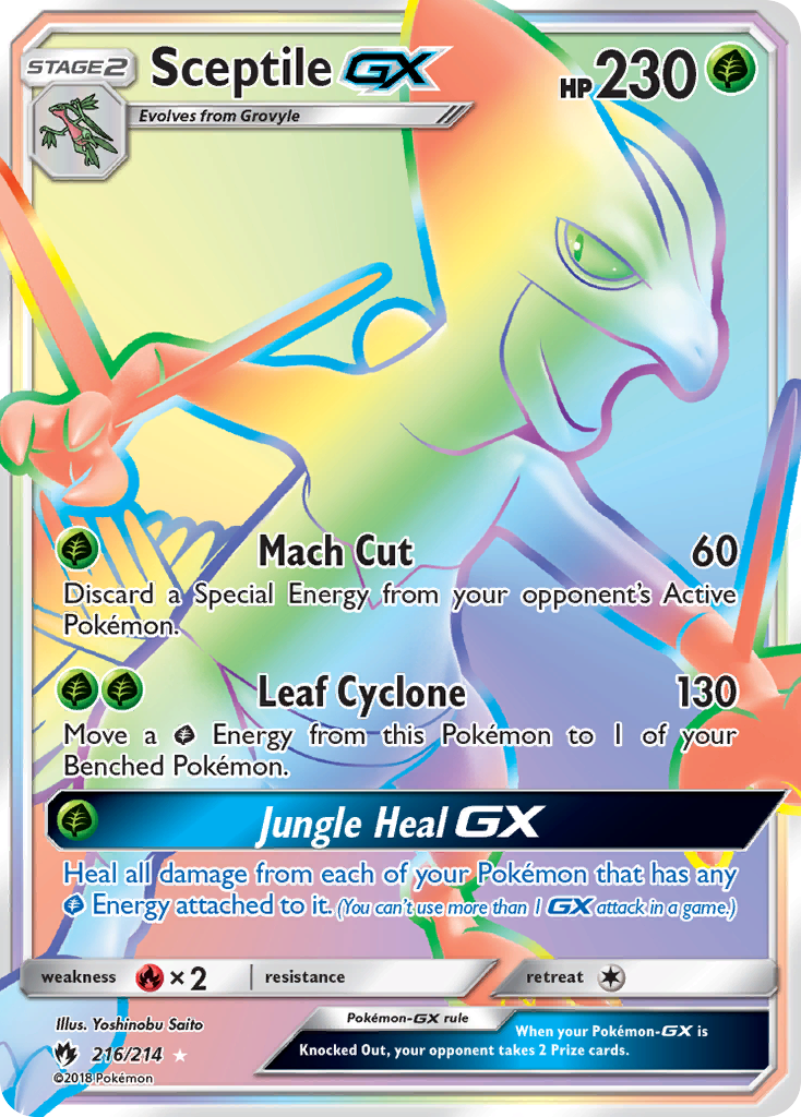 Sceptile GX (216/214) [Sun & Moon: Lost Thunder] | Rock City Comics