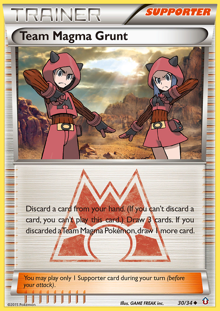 Team Magma Grunt (30/34) [XY: Double Crisis] | Rock City Comics