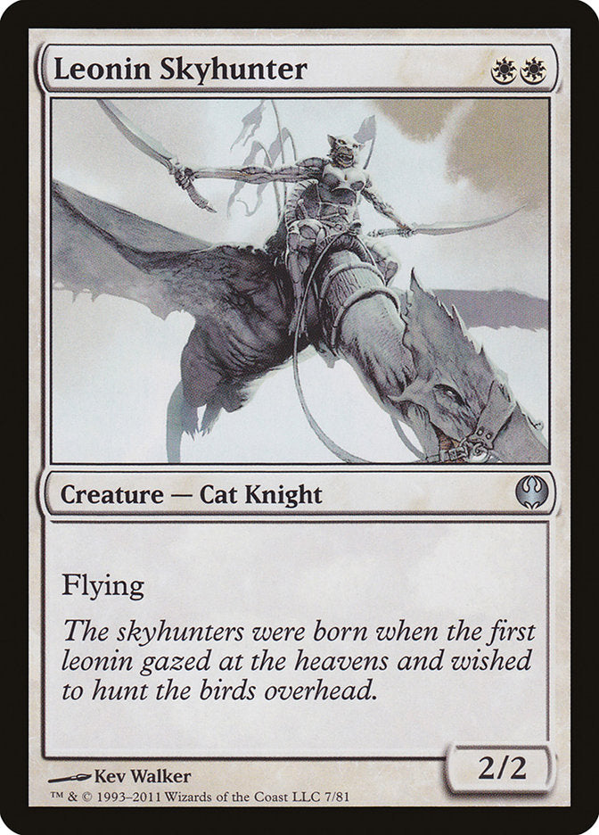 Leonin Skyhunter [Duel Decks: Knights vs. Dragons] | Rock City Comics