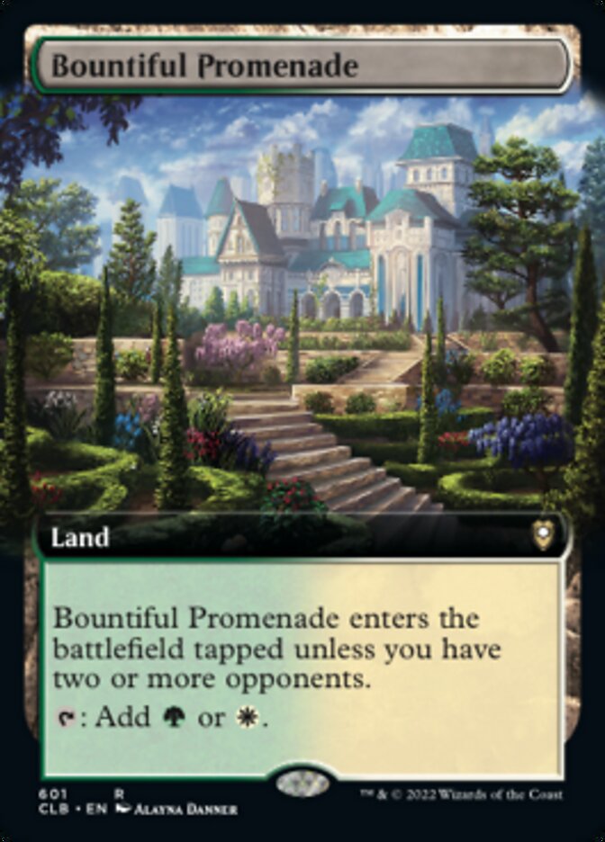 Bountiful Promenade (Extended Art) [Commander Legends: Battle for Baldur's Gate] | Rock City Comics