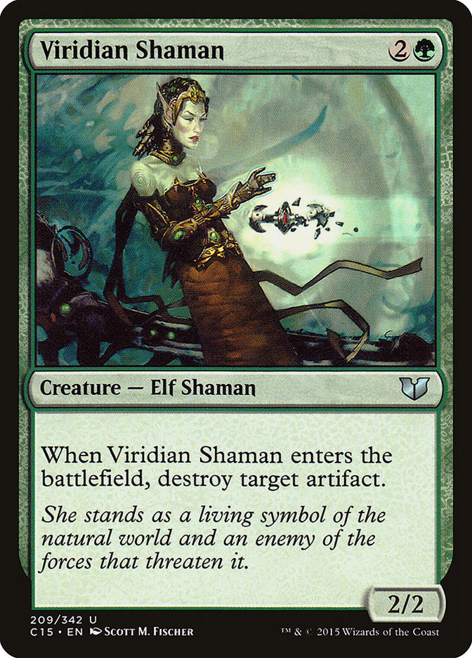 Viridian Shaman [Commander 2015] | Rock City Comics