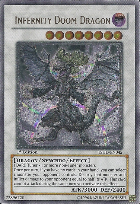 Infernity Doom Dragon [TSHD-EN042] Ultimate Rare | Rock City Comics