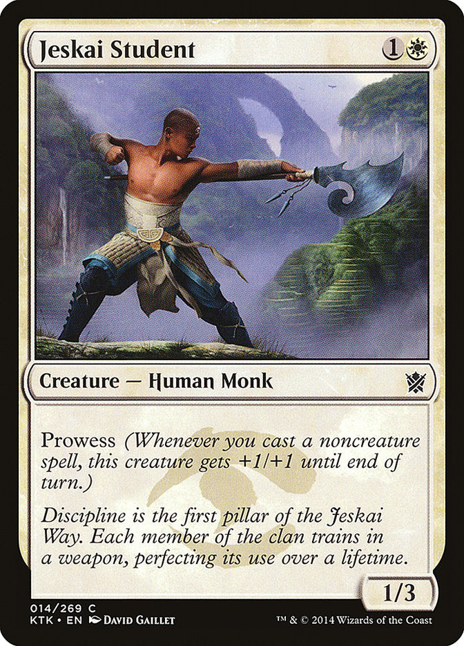 Jeskai Student [Khans of Tarkir] | Rock City Comics