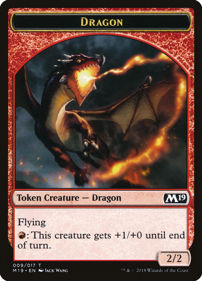 Dragon (009/017) [Core Set 2019 Tokens] | Rock City Comics