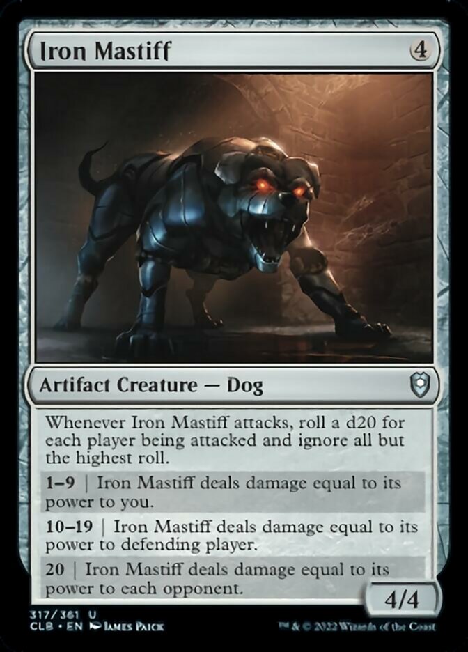 Iron Mastiff [Commander Legends: Battle for Baldur's Gate] | Rock City Comics