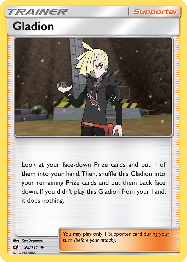 Gladion (95/111) [Sun & Moon: Crimson Invasion] | Rock City Comics