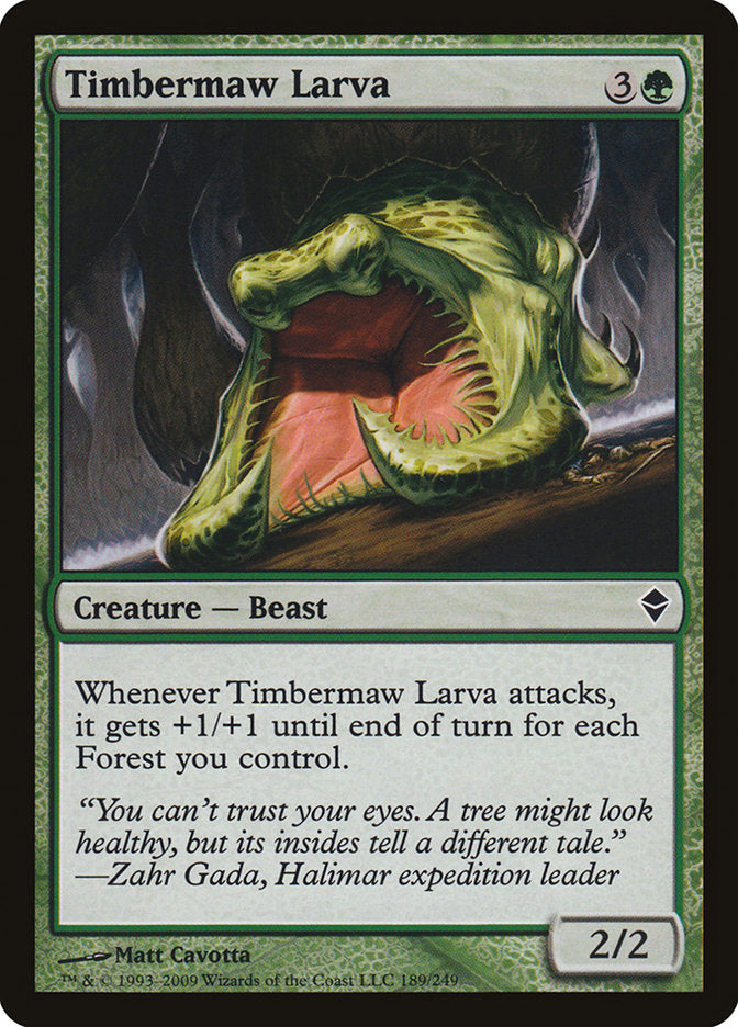 Timbermaw Larva [Zendikar] | Rock City Comics