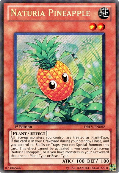 Naturia Pineapple [DREV-EN082] Secret Rare | Rock City Comics