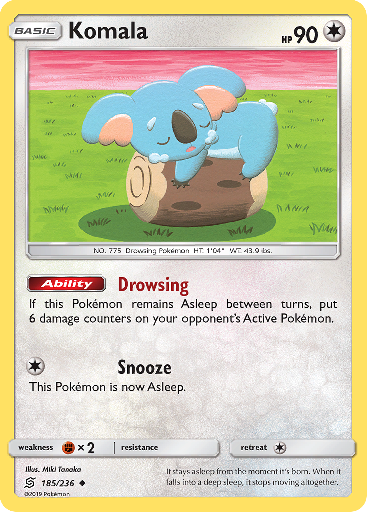 Komala (185/236) [Sun & Moon: Unified Minds] | Rock City Comics