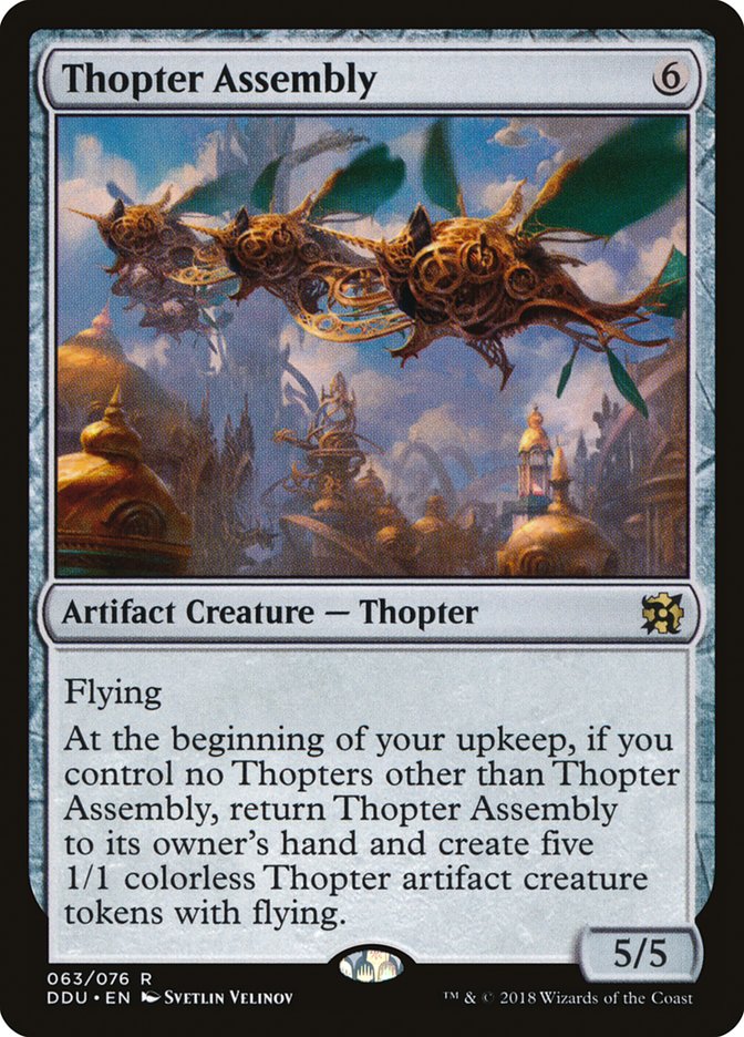 Thopter Assembly [Duel Decks: Elves vs. Inventors] | Rock City Comics